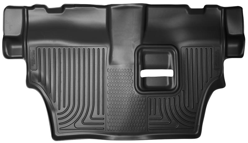 Dodge Durango Floor Liners - Rear - Husky Liners - WeatherBeater - Black - `11-`22